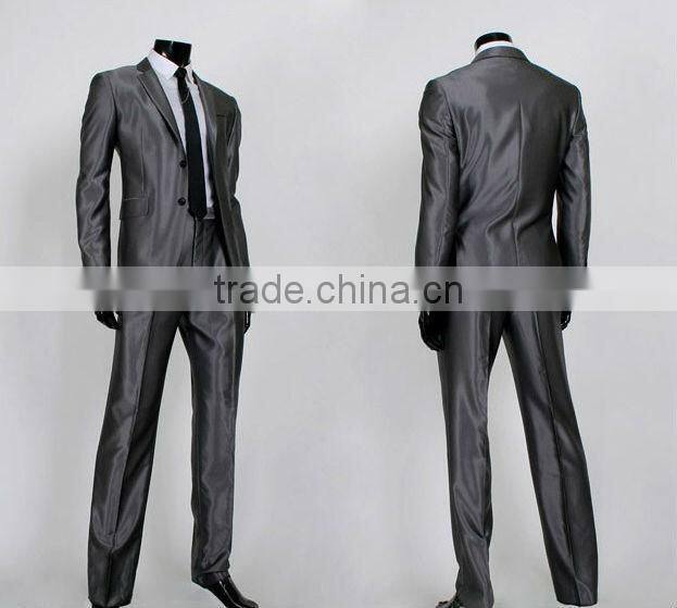 shiny material suit business men suit formal suit wedding suit