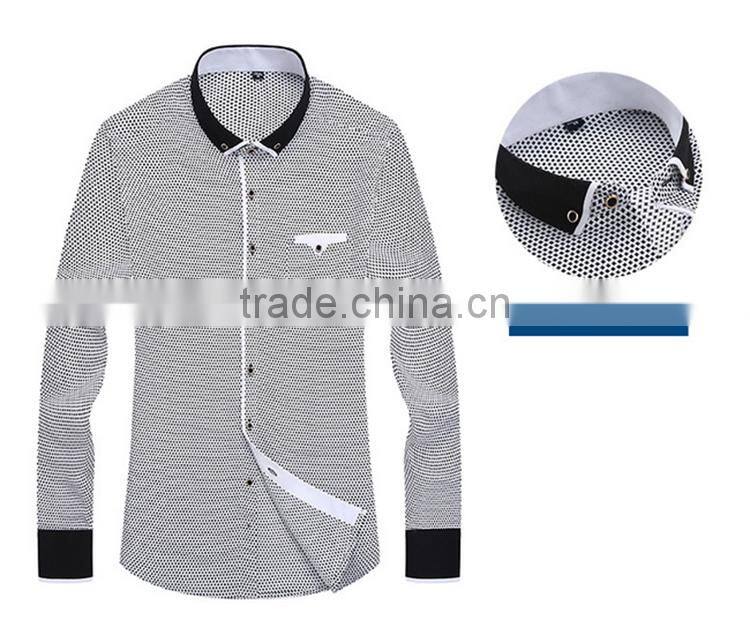 In stock alibaba china shirt manufacturer full size printing long sleeve fashionable fancy printed rounded hem cotton t-shirt