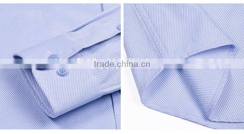 Classic italian bamboo solid color business formal men's shirt with good offer