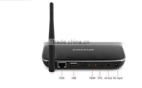 WiFi TV Set Top Box XBMC DLNA OTG 1080P WiFi TV S 4.0 Quad Core ARM Cortex A7 Rockchip RK3128t CS-918T 2G/16G Android 4.4 TV Box