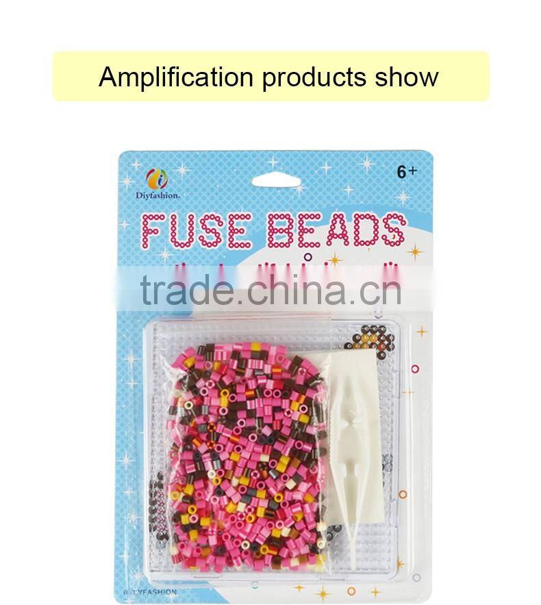iyfashion 5mm hama perler fuse beads the creamslice set with puzzle iron paper and twezzer hama beads toys for kids 18024
