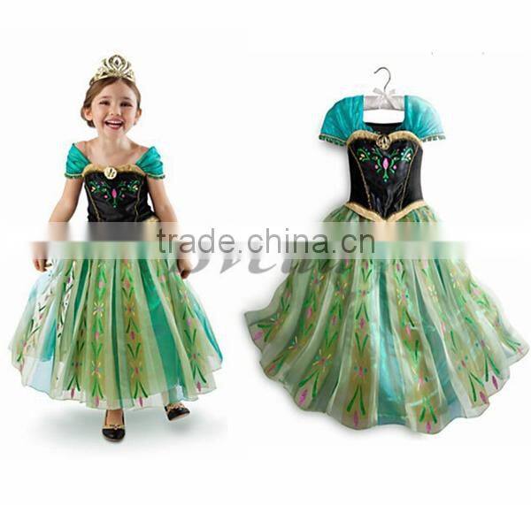 Hot Movie cosplay costume dress for girls evening dress latest dress designs for children