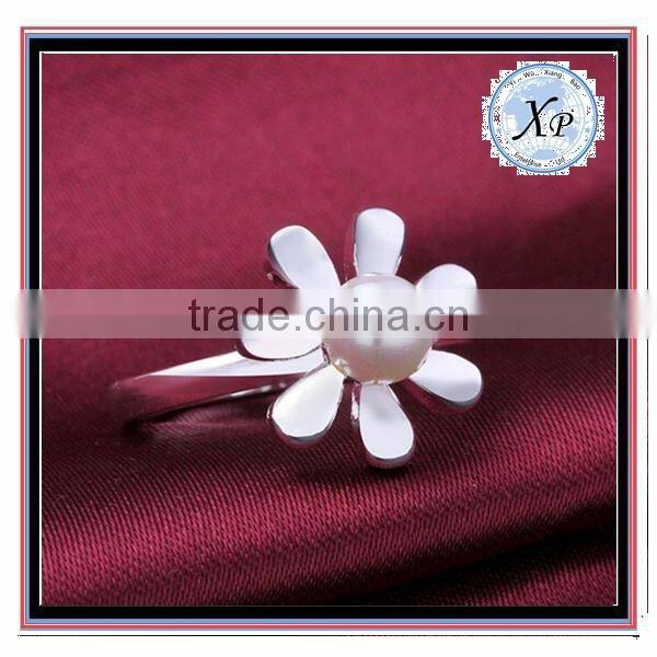 FACTORY PRICE 2015 Latest Design Flower Crystal Diamond Rings