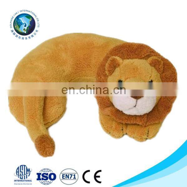 Top selling Low MOQ kids neck pillow promotional cute u shape animal neck pillow