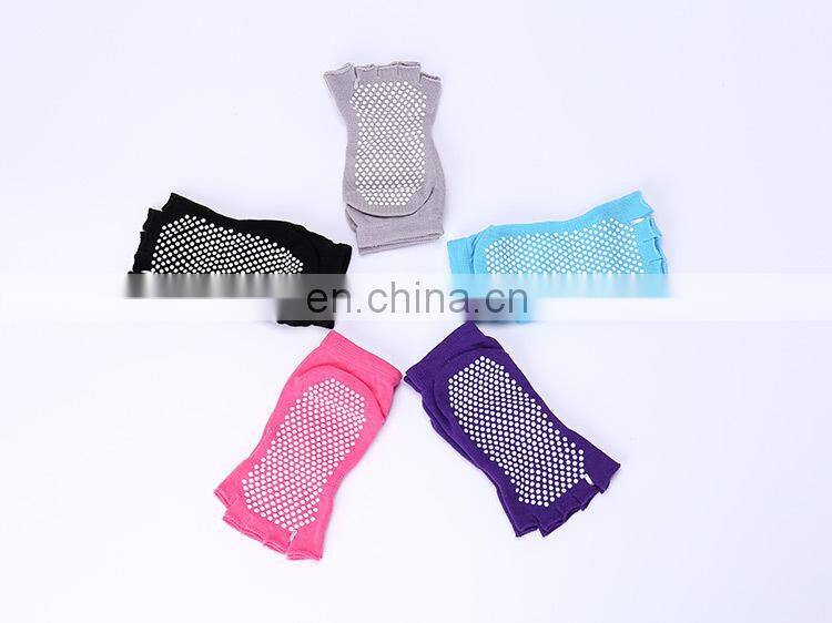 Toe Separator Socks Yoga Sports GYM Half Toe Socks#YG-09