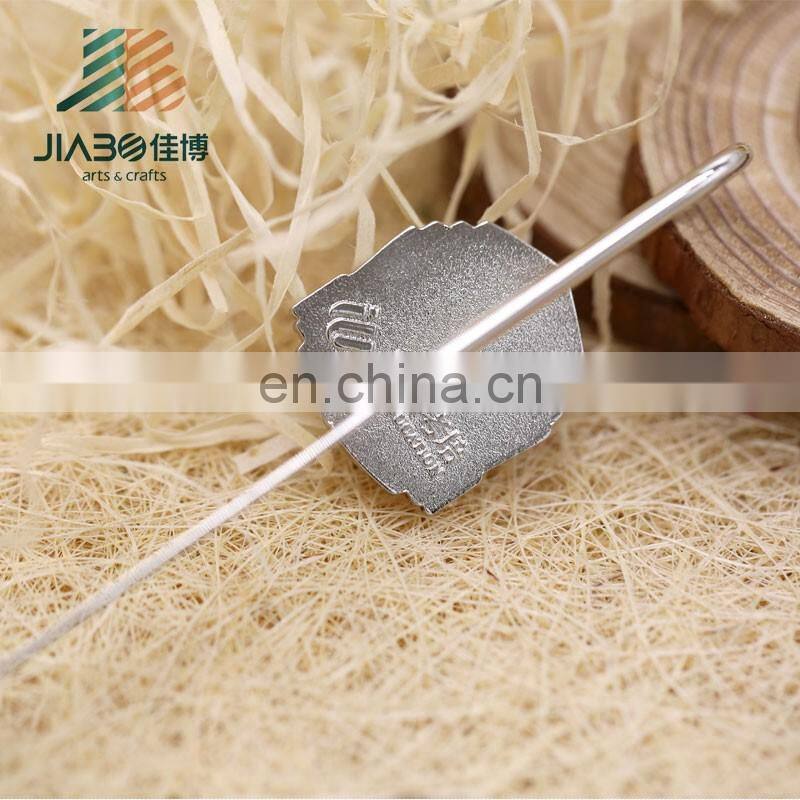 Soft enamel custom long style korean blank metal bookmark hook