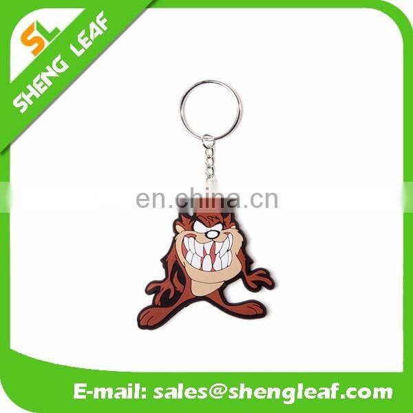 Factory price customed pvc rubber keychain