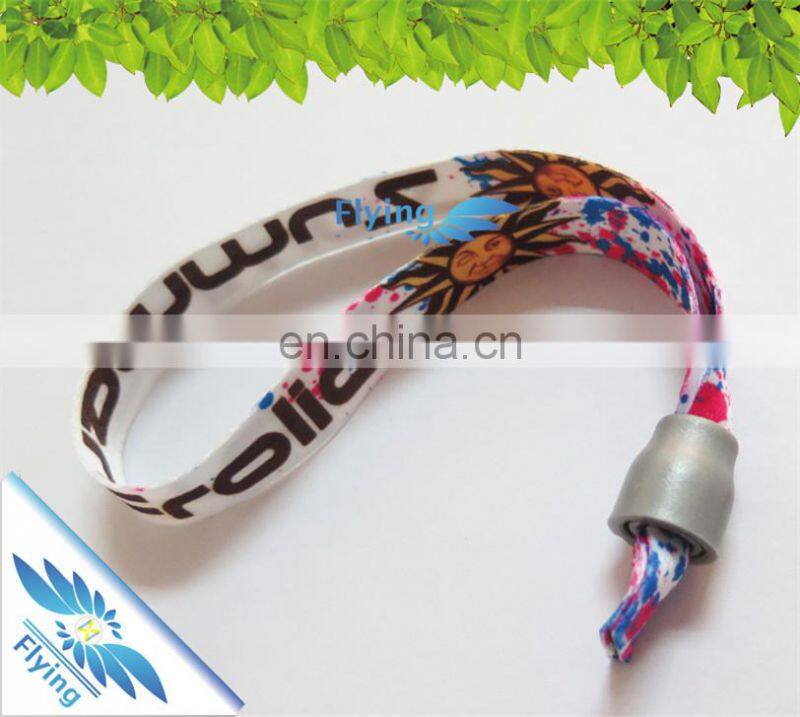 Fashion Polyester sublimation Bracelet As Giveaway Gifts