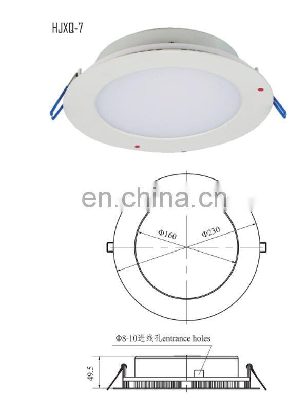 Cabin kitchen or bathroom surface downlight led down light