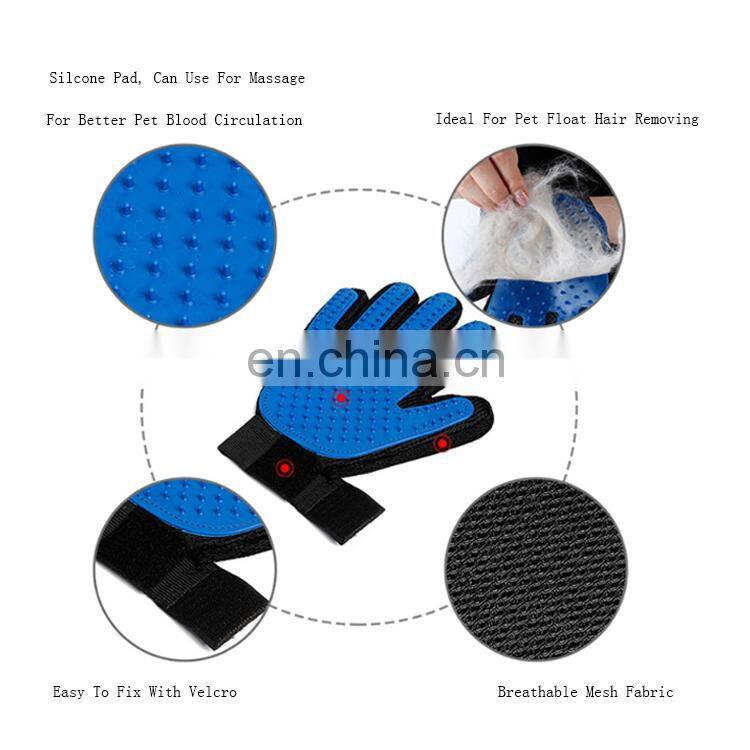 New Type Sale Five Finger Cleaning Brush Pet Grooming Glove