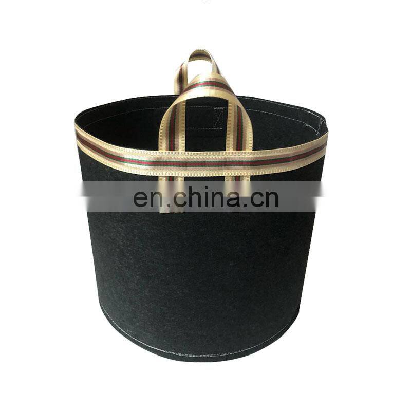 10 gallon indoor and outdoor nonwoven fabric felt flower pots for growing