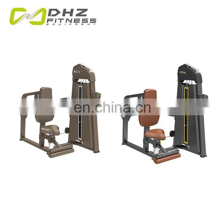 Dhz Fitness Equipment Body Shaping Plate Loaded Gym Machine Seated Dip