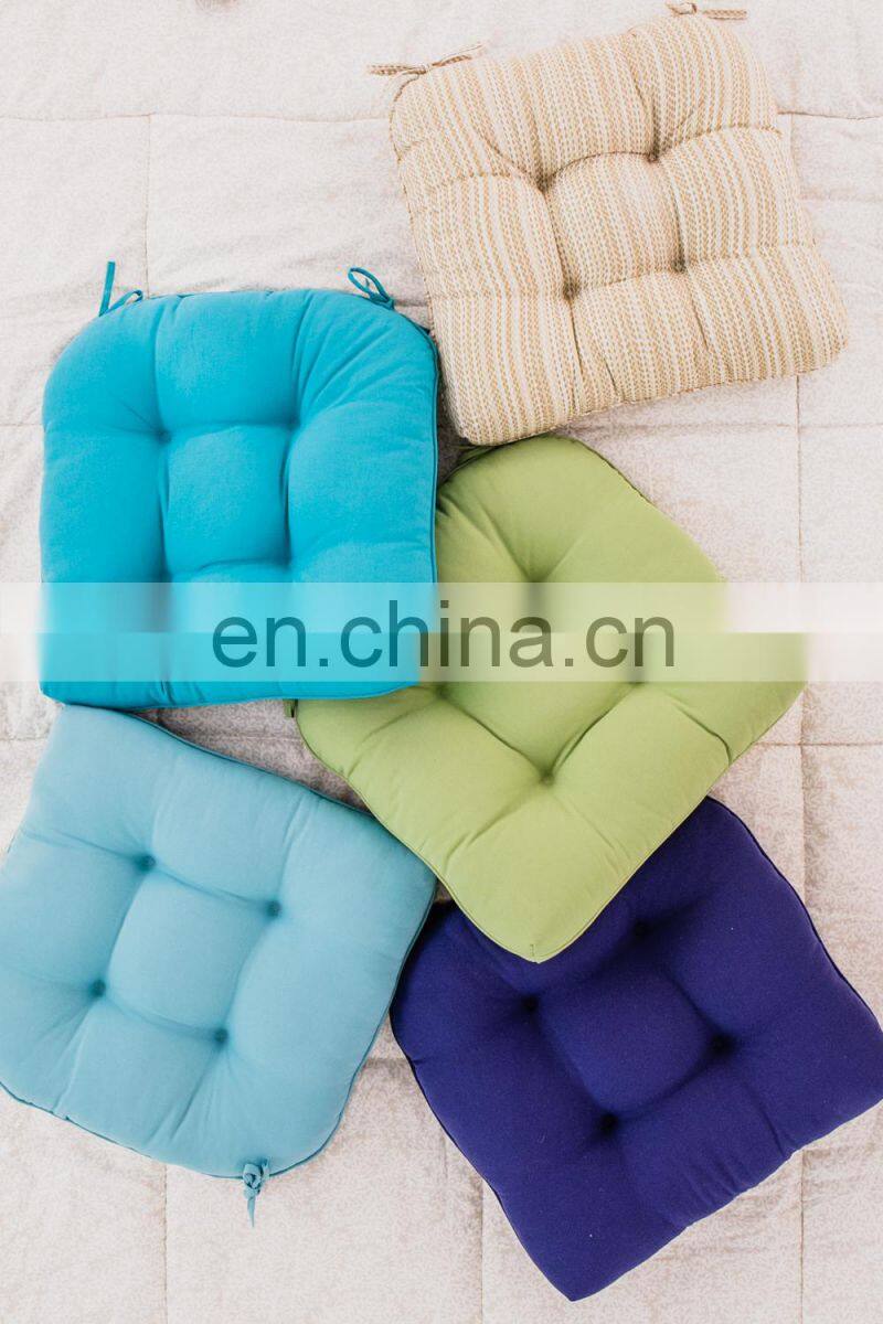 Recycled Qualified Grade and Spring/Autumn Season Decor Indoor Light Blue Tufted Dining Chairs Cushion