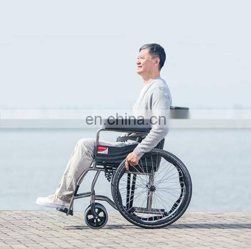 2021 New home full steel tube reinforced collapsible manual wheelchair