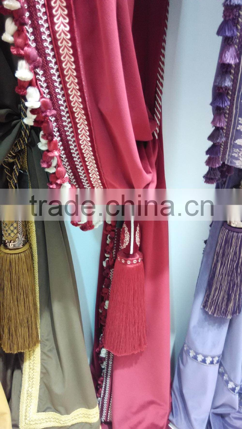Margaret Style--Pomegranate red,curtain tassel fringe,wholesale tassels,tassel and fringe