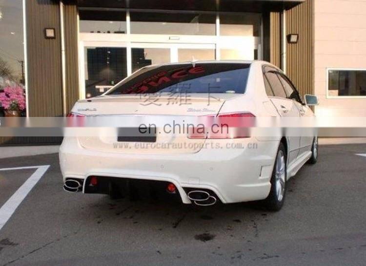 09~13y FRP material W- style W212 body kits for MB E-CLASS w212 car bodykit parts with front bumper rear bumper side skirts
