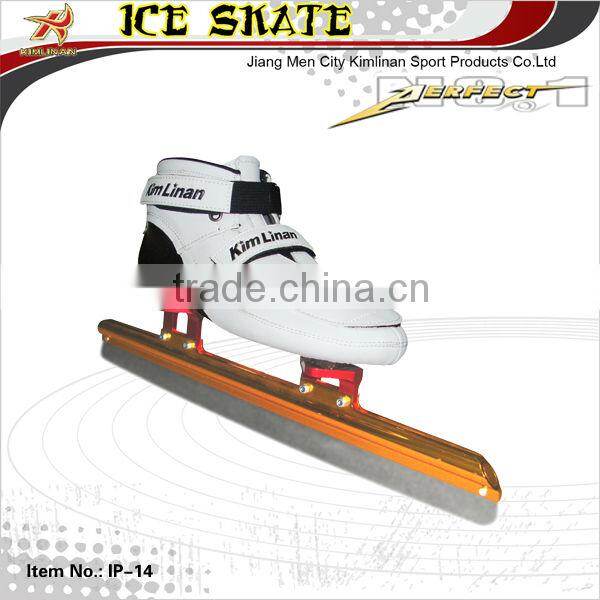 High quality short track ice skate, custom boot speed ice skate