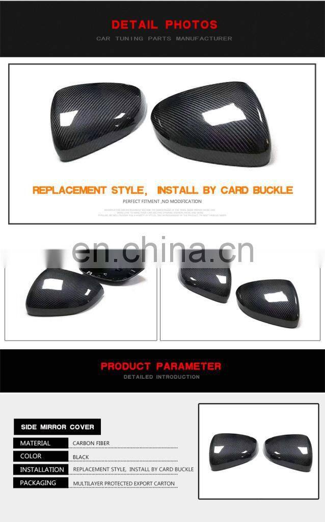 Carbon Fiber Rearview Mirror Cover for Mercedes Benz A Class A200 A220 A250 A45 W177 AMG 2019