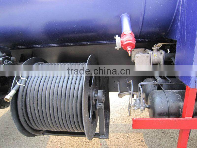 DongFeng Vacuum Suction Tanker & High Pressure Cleaning Dual Use 8000Liter