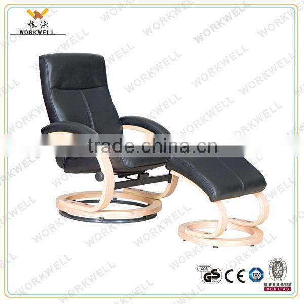 WorkWell best selling velvet fabric recliner chair kw-R51