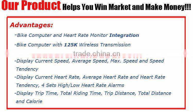 Electronic Heart Rate Tracker Bike Computer