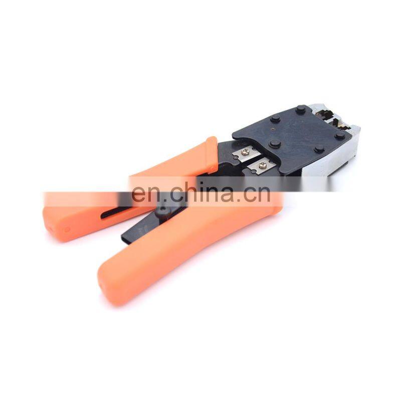 MT-8105R RJ45 RJ12 RJ11 8P 6P 6P LAN Ethernet Phone Network Cable Crimper Tool + Ratchet