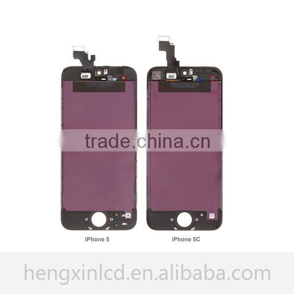 lowest price OEM Factory mobile phone clone for iphone 5c lcd screen and digitizer assembly with top quality and good service
