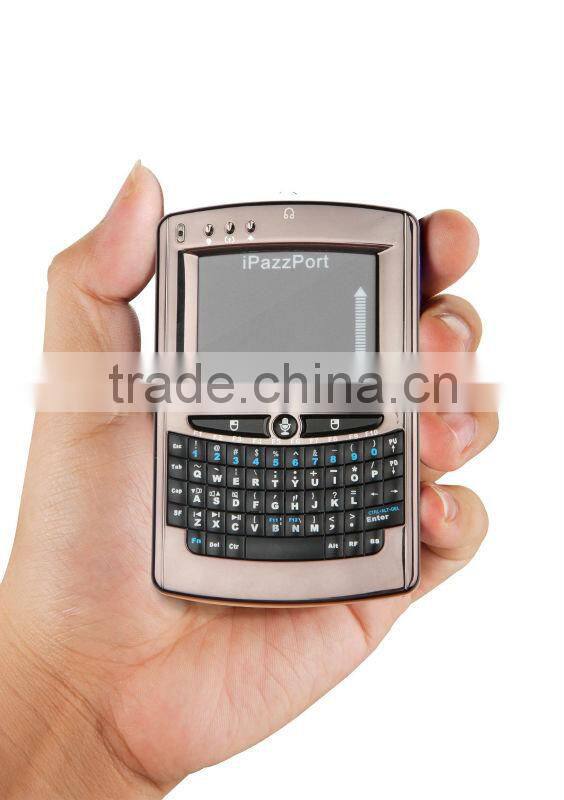 Mini 2.4GHz Voice Wireless iPazzPort Keyboard Mouse Touchpad Speaker Microphone