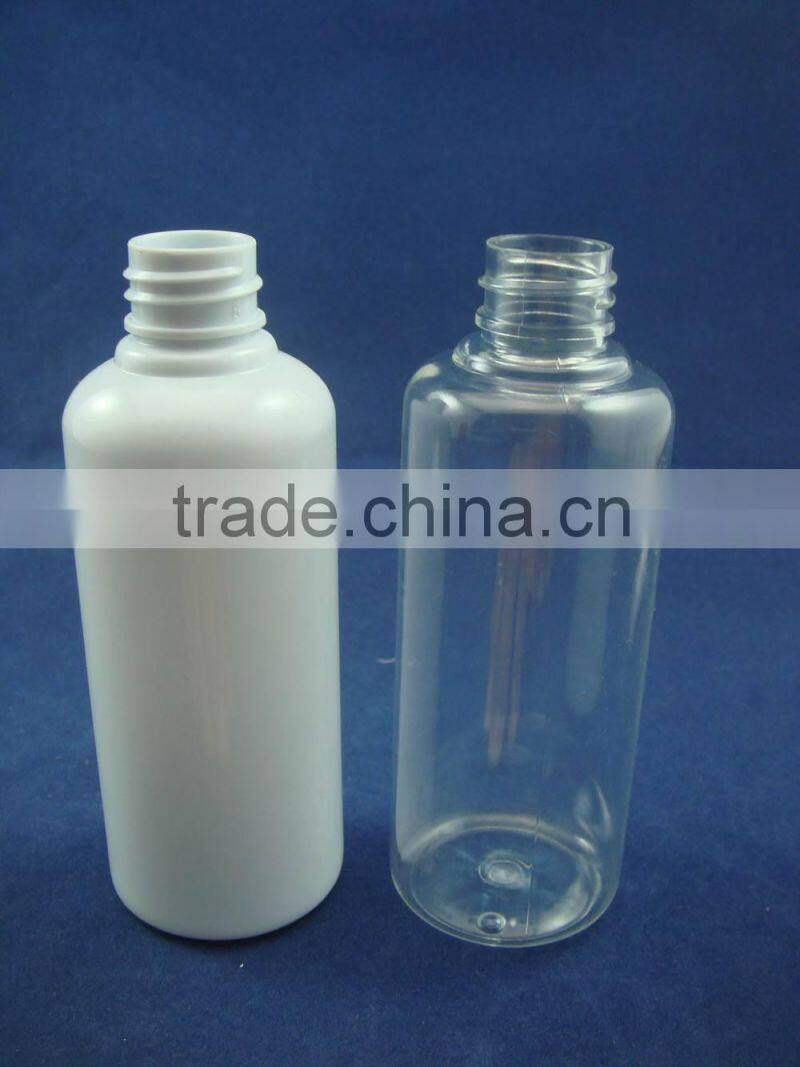 cosmetic PET 100ml plastic bottle with spray