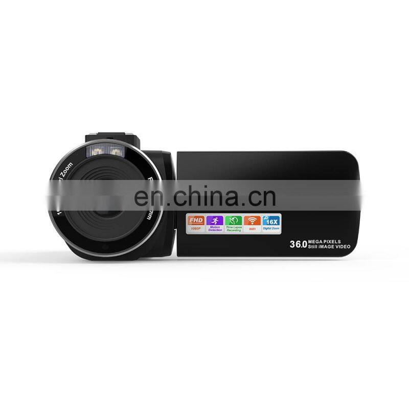 36MP 3.0 inch Touch Screen Night Vision IR 16X Digital ZOOM Youtube Vlogging Full HD wifi digital video camera