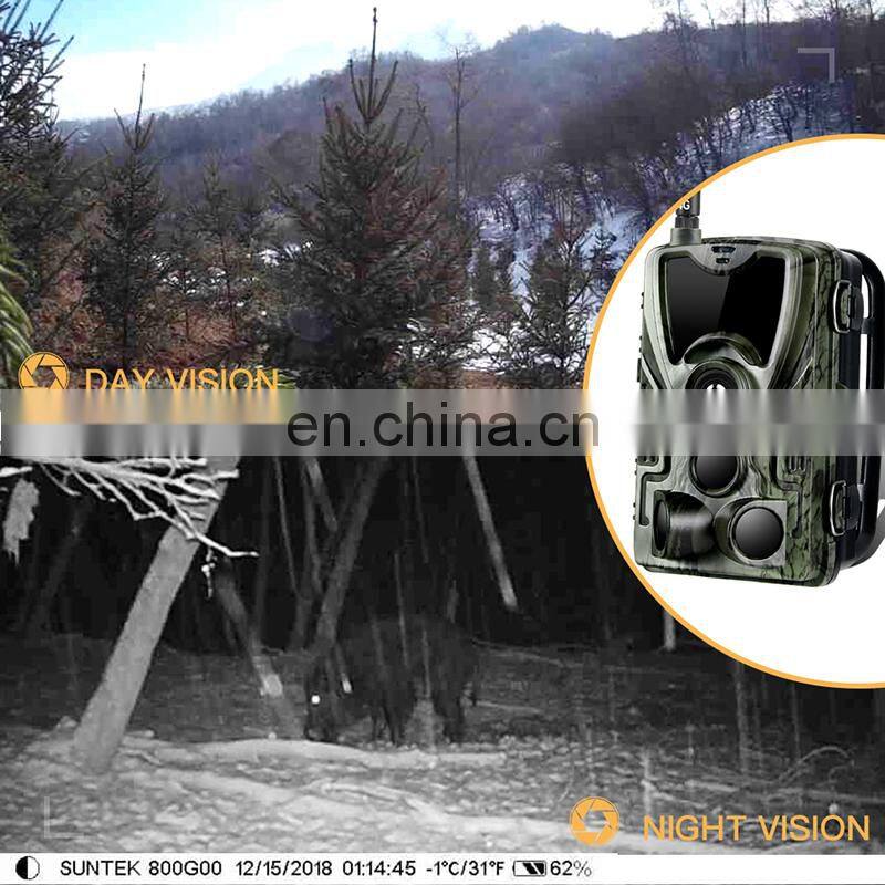 IP 65 Weatherproof 0.3s Trig ger Wildlife Night Vision Digital 4G trial lte camera hunting