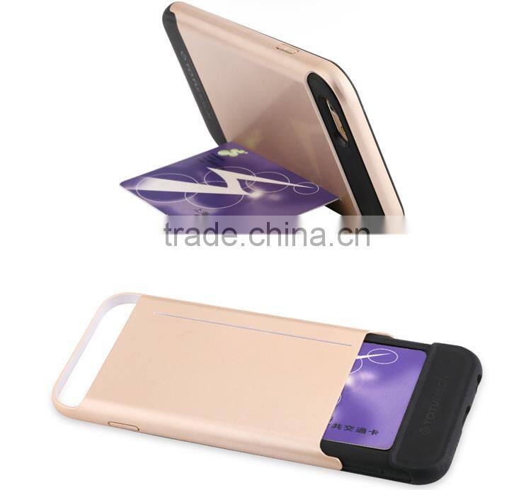 New Arrival TOTU Patent, 2 in 1 design Smart TPU Cell Phone Case With storage