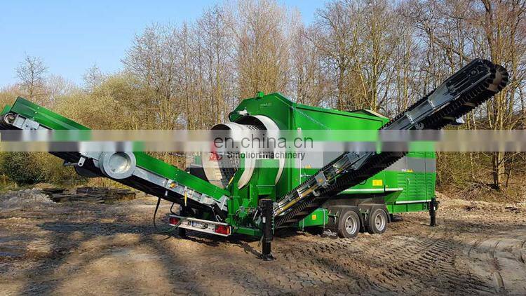 High Performance Mobile Drum Screen Machine Coal Mine Trommel Screen Machine Price