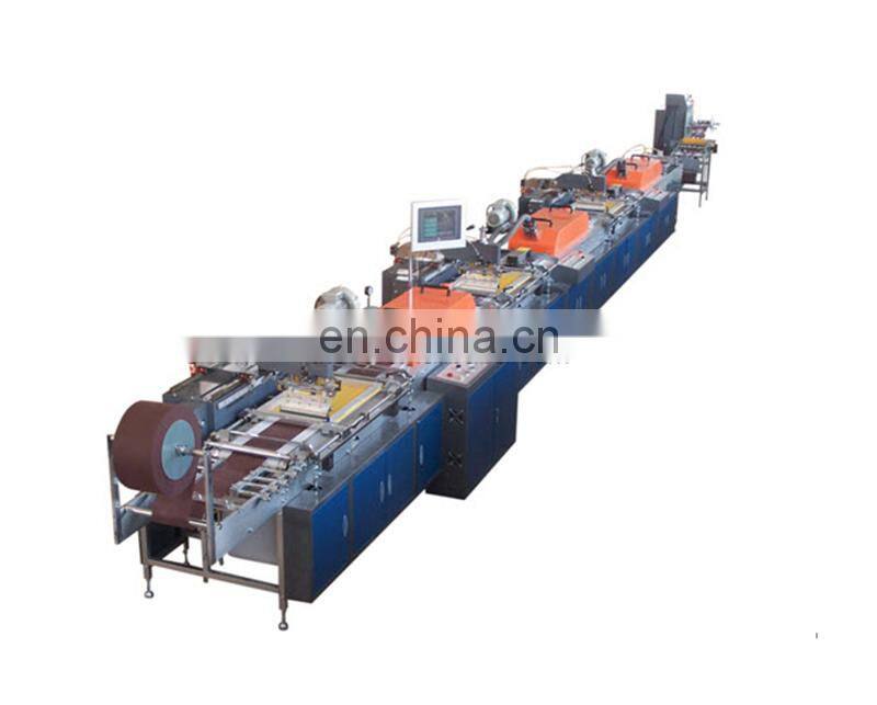 UGS3004 Automatic Label Roll to roll Screen Printer satin ribbon reel silk screen printing machine