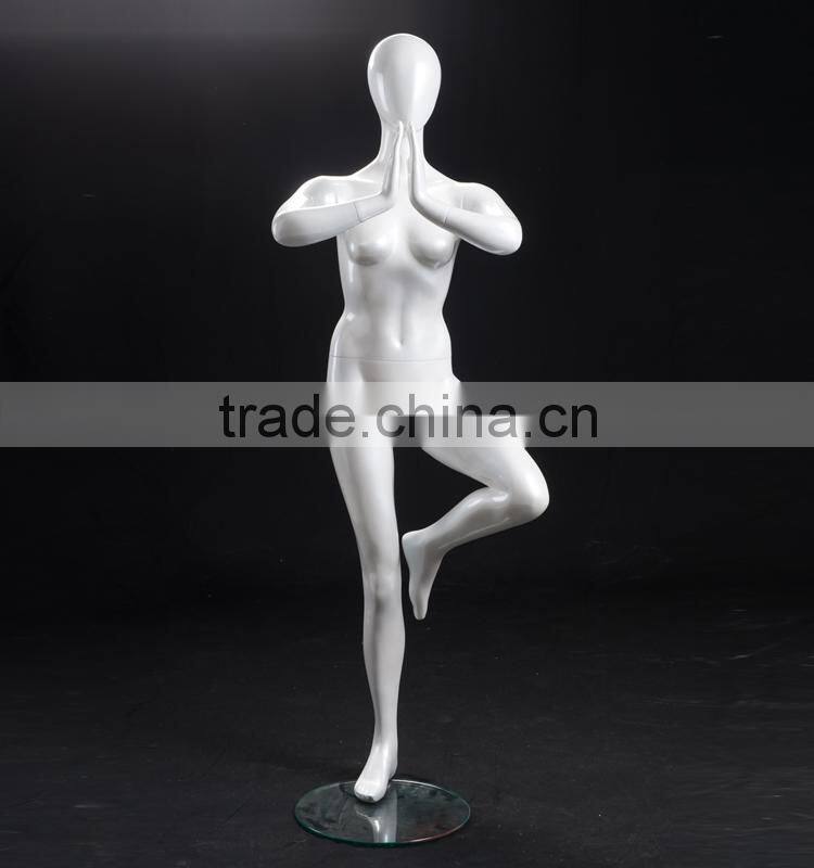 female stand sport yoga mannequin
