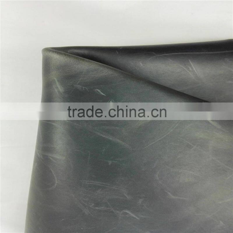 Genuine china cow leather for shoes bag wallet