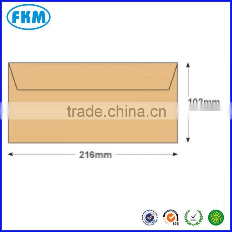 102*216mm 80gsm Wallet Gummed Manilla Envelope