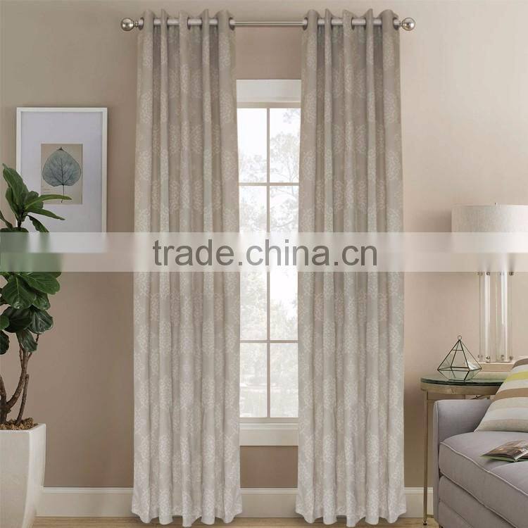 high quality fashion printed sun block curtain