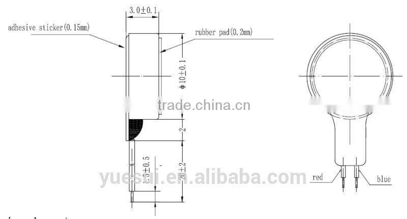 3.0V brush mini vibrational motors for mobile phones