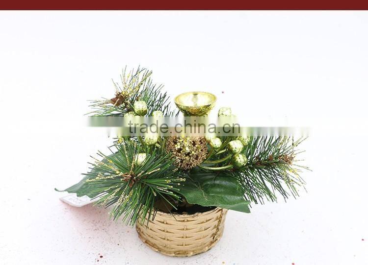 Decorated Mini Accessories Table Indoor Home Party Decoration Supply Christmas Tree