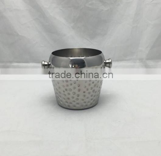 2016 New 2L Hammered Copper plated ice bucket ice cooler ice pail, beer bucket