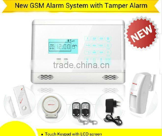 2013 GSM home alarm security with touch keypad YL-007M2E sistemas de alarma de seguridad