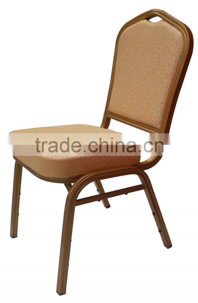 Cheap Stacking hotel restaurant used price steel banquet chair