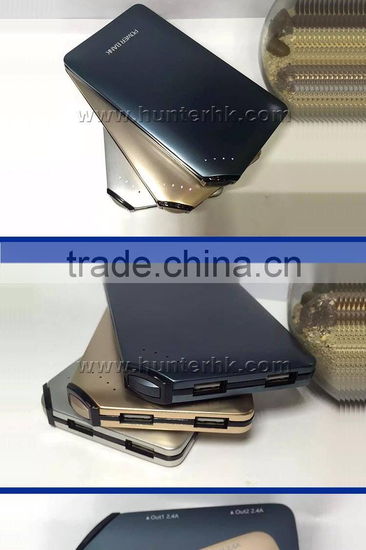 2016 New For iPhone 6 Aluminium Portable Power Bank