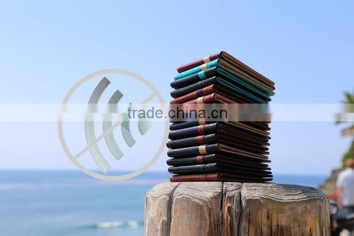 Factory price!Genuine Leather Rfid Blocking Passport Cover/passport holder