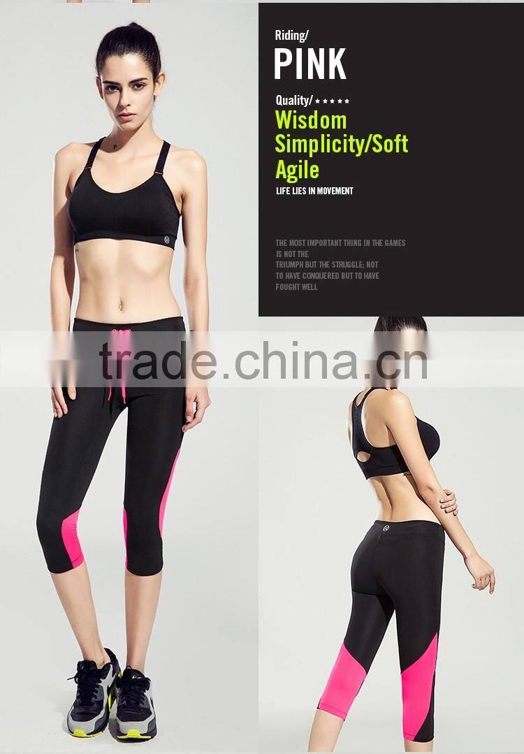 ladies fitness clothing women leggings tight yoga wear capris pants