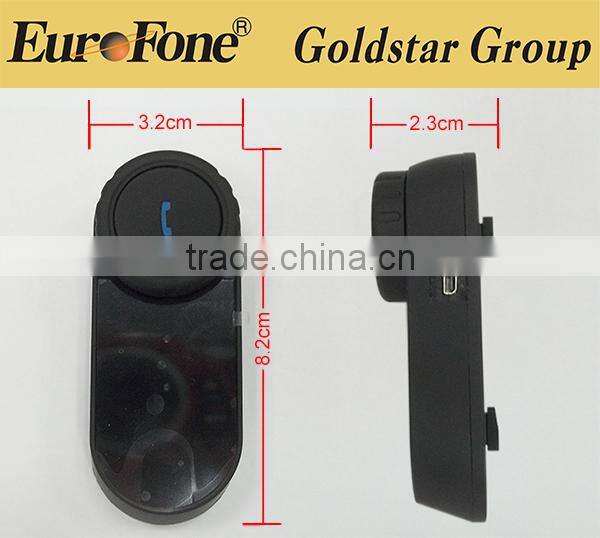 2016 NEW ARRIVAL motorcycle bt interphone intercom,bluetooth intercom headset for helmet