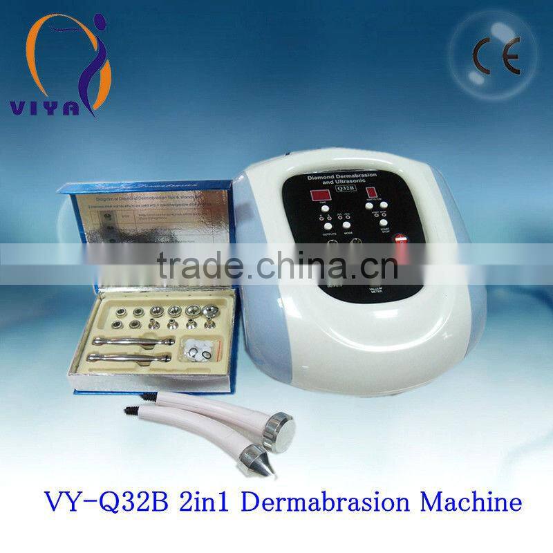 VY-Q32B 2in1 Diamond microdermabrasion tips with ultrasonic for skin rejuvenation