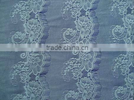 top quality eyelash lace fabric/100% nylon lace fabric