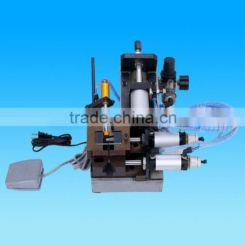 Gas-electric wire stripping machine